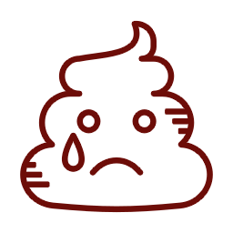 Blood in pet stool symptom requiring veterinary diagnosis and treatment