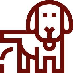 Emergency icon: pet unable to urinate, indicating a potentially life-threatening blockage