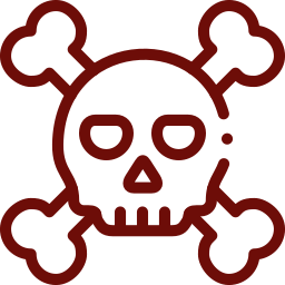 Emergency icon: pet poisoning or toxicity requiring immediate veterinary intervention