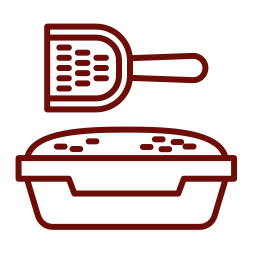 Emergency icon: severe vomiting or diarrhea in pets requiring urgent veterinary treatment