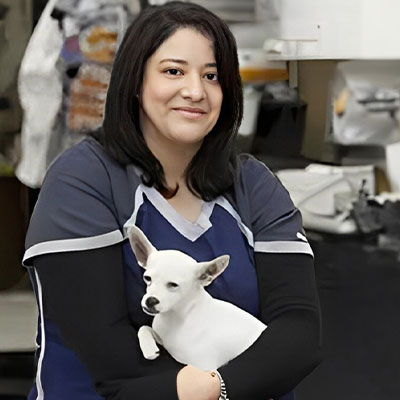 Shadayra, veterinary staff member at Mission Veterinary Clinic in Granada Hills, CA