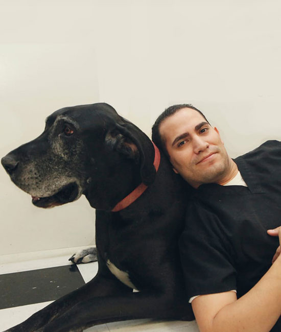 Mission Veterinary Clinic staff member in a professional veterinary setting